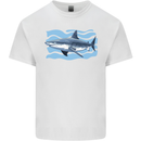 Great White Shark in the Ocean Kids T-Shirt Childrens White