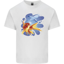 Great White Shark vs Goldfish Kids T-Shirt Childrens White