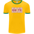 Cute Funny Periodic Table Mens Ringer T-Shirt FotL Gold/Green