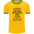 German Viking Mens Ringer T-Shirt Gold/Green
