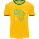 In My DNA Juneteenth Black Lives Matter African Mens Ringer T-Shirt FotL Gold/Green