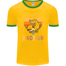 I Love My Little Dragon Bearded Dragon Mens Ringer T-Shirt FotL Gold/Green