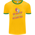 No Matter the Gender New Baby Pregnancy Pregnant Mens Ringer T-Shirt FotL Gold/Green