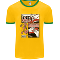 Sushi Mens Ringer T-Shirt FotL Gold/Green