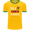 Talk Like a Pirate Day Mens Ringer T-Shirt FotL Gold/Green