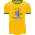 The Anatomy of Bigfoot Mens Ringer T-Shirt Gold/Green