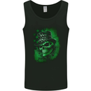 Green Skull St Patricks Day Irish Paddys Day Mens Vest Tank Top Black