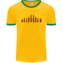 Bullets Hunting Army Military Sniper Soldier Para Mens Ringer T-Shirt FotL Gold/Green