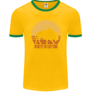 Maybe Im Not the GOAT Funny Farming Mens Ringer T-Shirt FotL Gold/Green