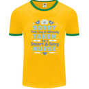 Taken By a Smart Nurse Funny Valentines Day Mens Ringer T-Shirt FotL Gold/Green