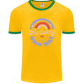 Awesome in My Own Way Different Autistic Mens Ringer T-Shirt FotL Gold/Green