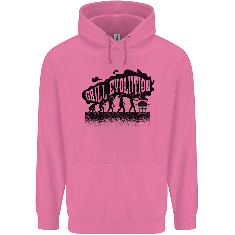 Grill Evolution Funny BBQ Braai Childrens Kids Hoodie Azalea