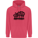 Grill Evolution Funny BBQ Braai Childrens Kids Hoodie Heliconia