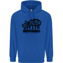 Grill Evolution Funny BBQ Braai Childrens Kids Hoodie Royal Blue