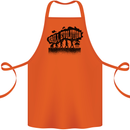 Grill Evolution Funny BBQ Braai Cotton Apron 100% Organic Orange