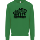 Grill Evolution Funny BBQ Braai Kids Sweatshirt Jumper Irish Green
