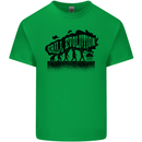 Grill Evolution Funny BBQ Braai Kids T-Shirt Childrens Irish Green