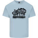 Grill Evolution Funny BBQ Braai Kids T-Shirt Childrens Light Blue
