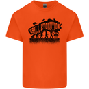 Grill Evolution Funny BBQ Braai Kids T-Shirt Childrens Orange