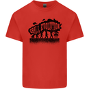 Grill Evolution Funny BBQ Braai Kids T-Shirt Childrens Red