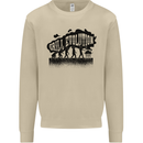 Grill Evolution Funny BBQ Braai Mens Sweatshirt Jumper Sand