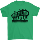 Grill Evolution Funny BBQ Braai Mens T-Shirt 100% Cotton Irish Green