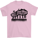 Grill Evolution Funny BBQ Braai Mens T-Shirt 100% Cotton Light Pink