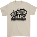 Grill Evolution Funny BBQ Braai Mens T-Shirt 100% Cotton Sand