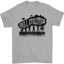 Grill Evolution Funny BBQ Braai Mens T-Shirt 100% Cotton Sports Grey
