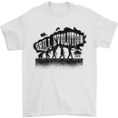 Grill Evolution Funny BBQ Braai Mens T-Shirt 100% Cotton White