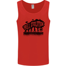 Grill Evolution Funny BBQ Braai Mens Vest Tank Top Red