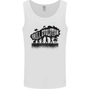 Grill Evolution Funny BBQ Braai Mens Vest Tank Top White