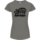 Grill Evolution Funny BBQ Braai Womens Petite Cut T-Shirt Charcoal