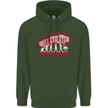 Grill Evolution Funny BBQ Childrens Kids Hoodie Forest Green