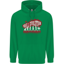 Grill Evolution Funny BBQ Childrens Kids Hoodie Irish Green