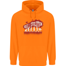 Grill Evolution Funny BBQ Childrens Kids Hoodie Orange