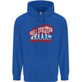 Grill Evolution Funny BBQ Childrens Kids Hoodie Royal Blue