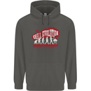 Grill Evolution Funny BBQ Childrens Kids Hoodie Storm Grey