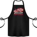 Grill Evolution Funny BBQ Cotton Apron 100% Organic Black