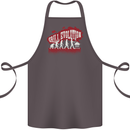 Grill Evolution Funny BBQ Cotton Apron 100% Organic Dark Grey