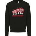 Grill Evolution Funny BBQ Kids Sweatshirt Jumper Black