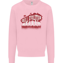 Grill Evolution Funny BBQ Kids Sweatshirt Jumper Light Pink