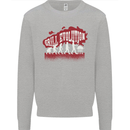 Grill Evolution Funny BBQ Kids Sweatshirt Jumper Sports Grey