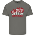Grill Evolution Funny BBQ Kids T-Shirt Childrens Charcoal