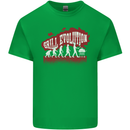 Grill Evolution Funny BBQ Kids T-Shirt Childrens Irish Green