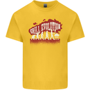 Grill Evolution Funny BBQ Kids T-Shirt Childrens Yellow