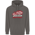 Grill Evolution Funny BBQ Mens 80% Cotton Hoodie Charcoal