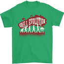 Grill Evolution Funny BBQ Mens T-Shirt 100% Cotton Irish Green