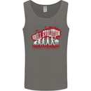 Grill Evolution Funny BBQ Mens Vest Tank Top Charcoal