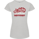 Grill Evolution Funny BBQ Womens Petite Cut T-Shirt Sports Grey